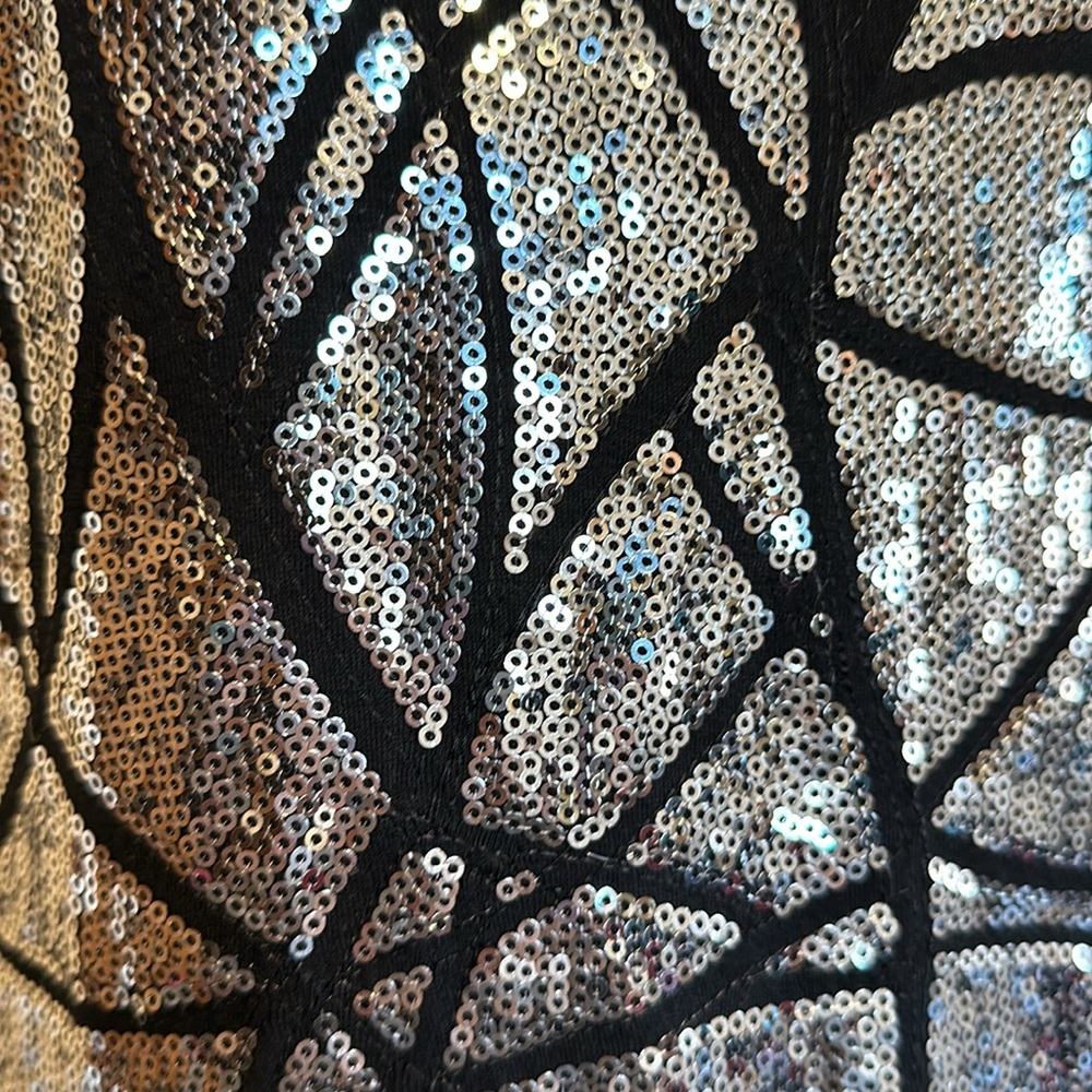 Lola Black Sequins Dress - Picture 2 of 4